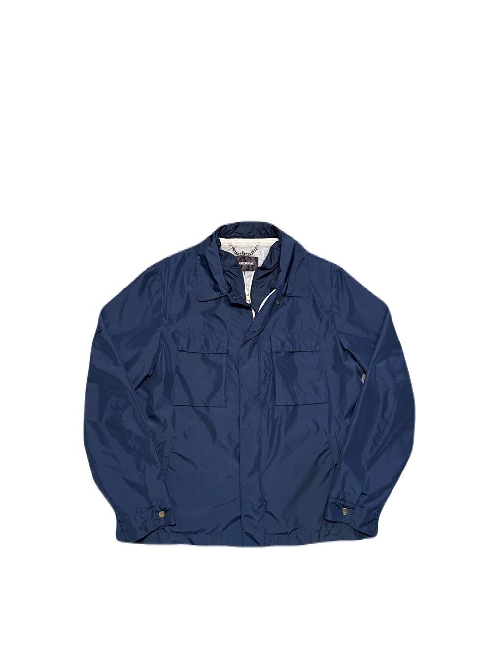 Paul Stuart Short Jacket with Gilet Blue Nylon Field Jacket Water Resistant Sz M